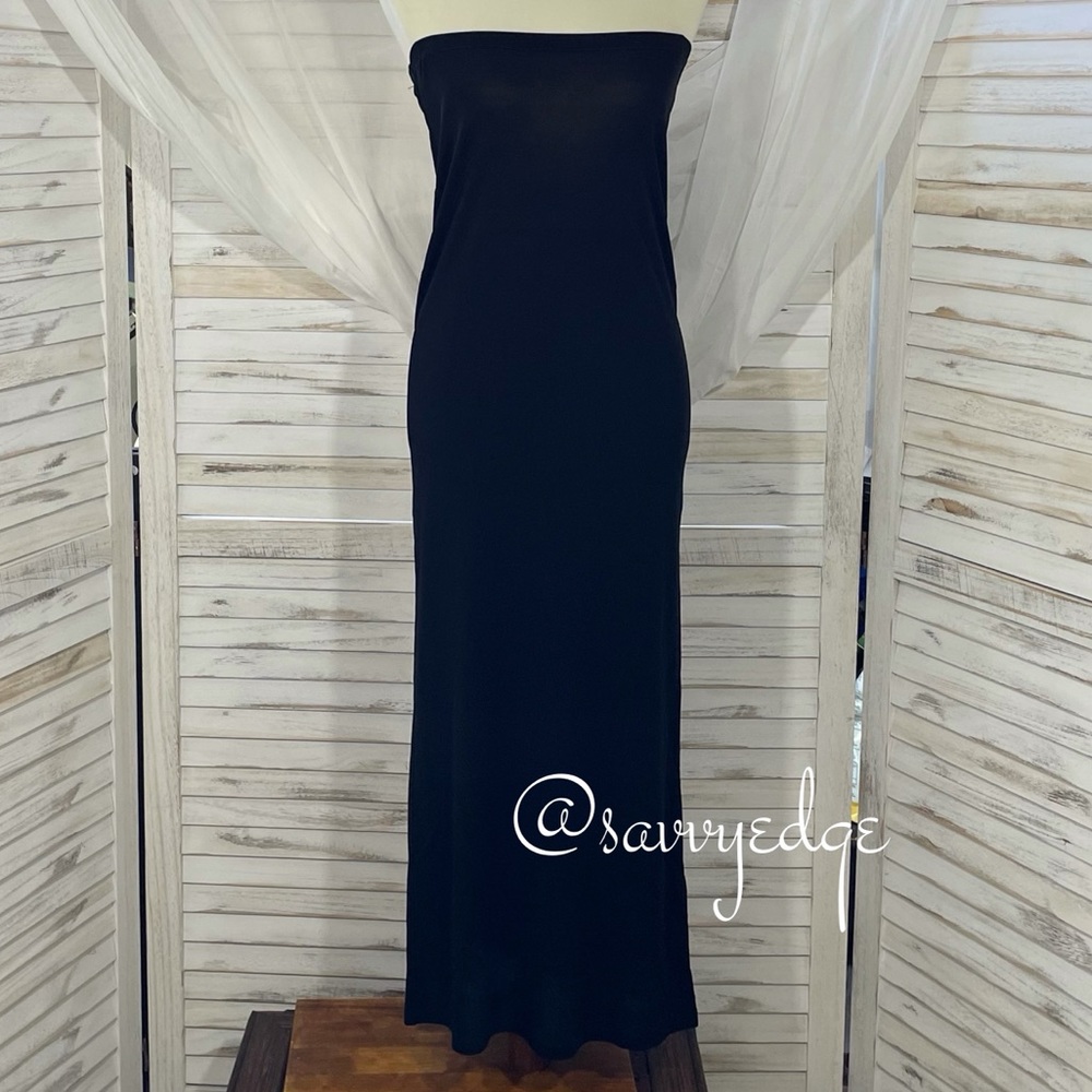 Vintage Helene Zubeldia Paris Strapless Dress